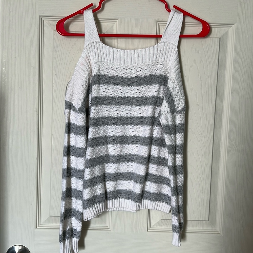 So off shoulder sweater